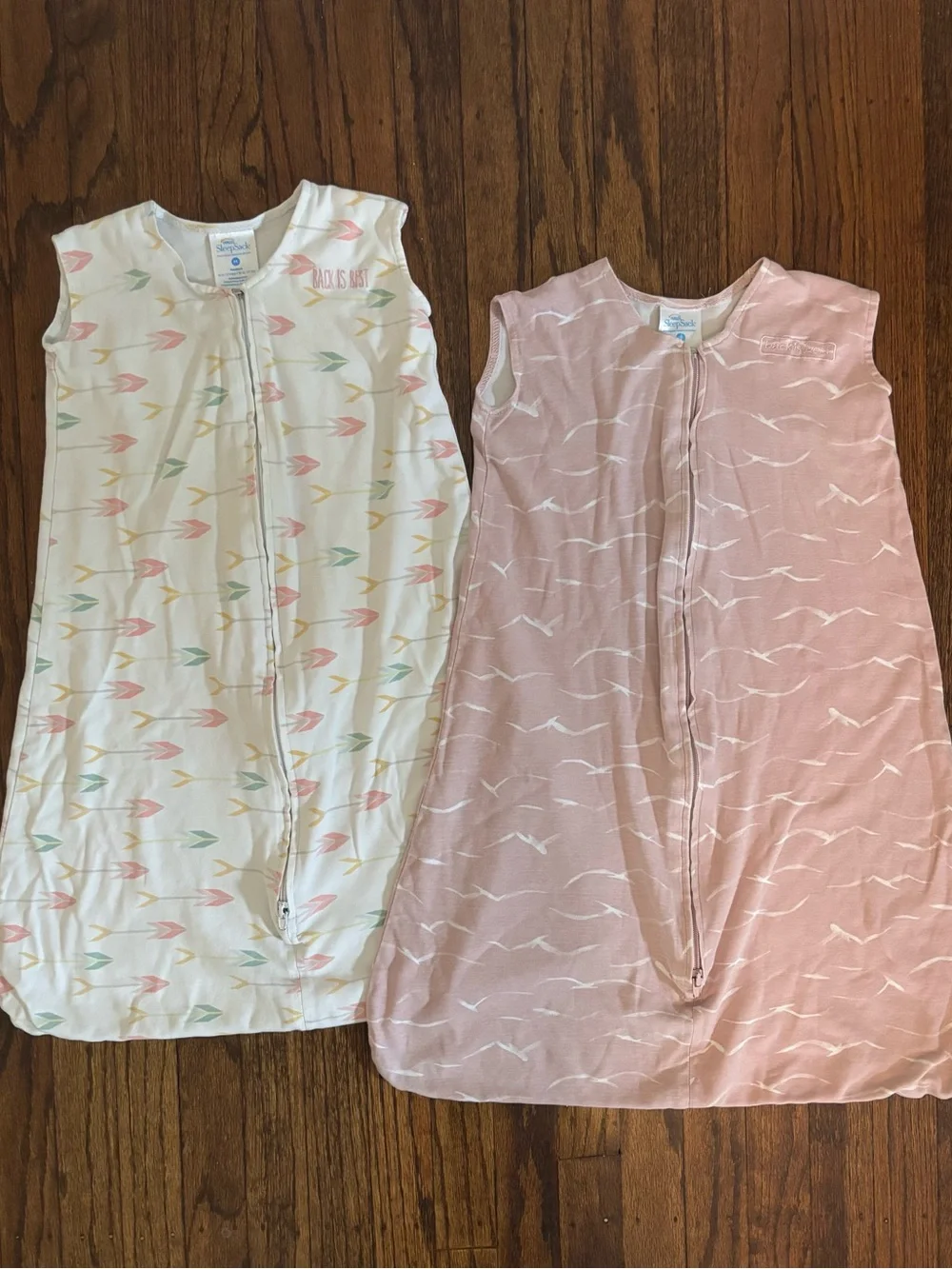 Bundle Halo Sleeveless Sleep Sacks - Pink & Ivory Arrow Print